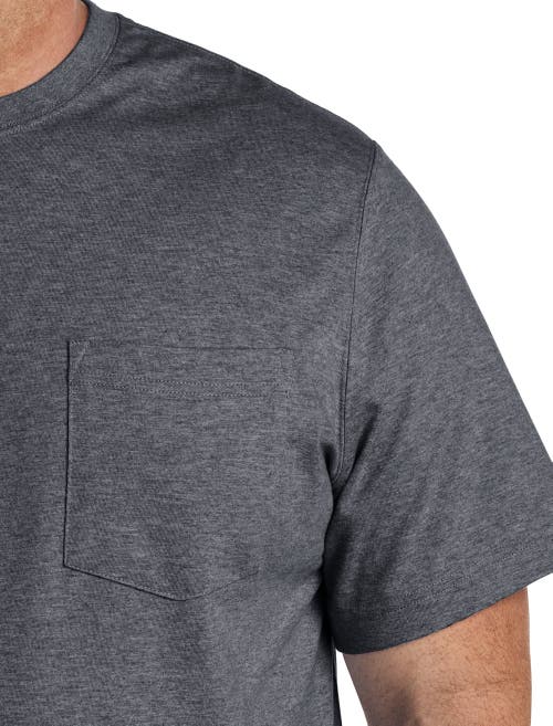 HARBOR BAY BY DXL HARBOR BAY BY DXL BIG & TALL MOISTURE-WICKING POCKET T-SHIRT