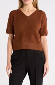 Ted Baker V-Neck Short Sleeve Sweater