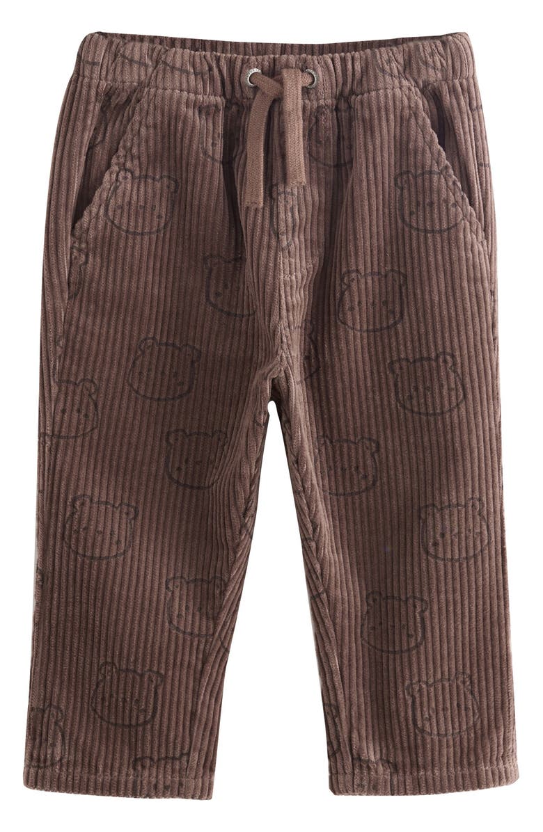 NEXT Kids' Bear Corduroy Pants, Main, color, Brown