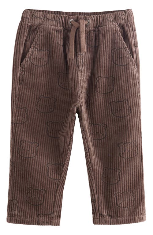 Next Kids' Bear Corduroy Pants In Brown
