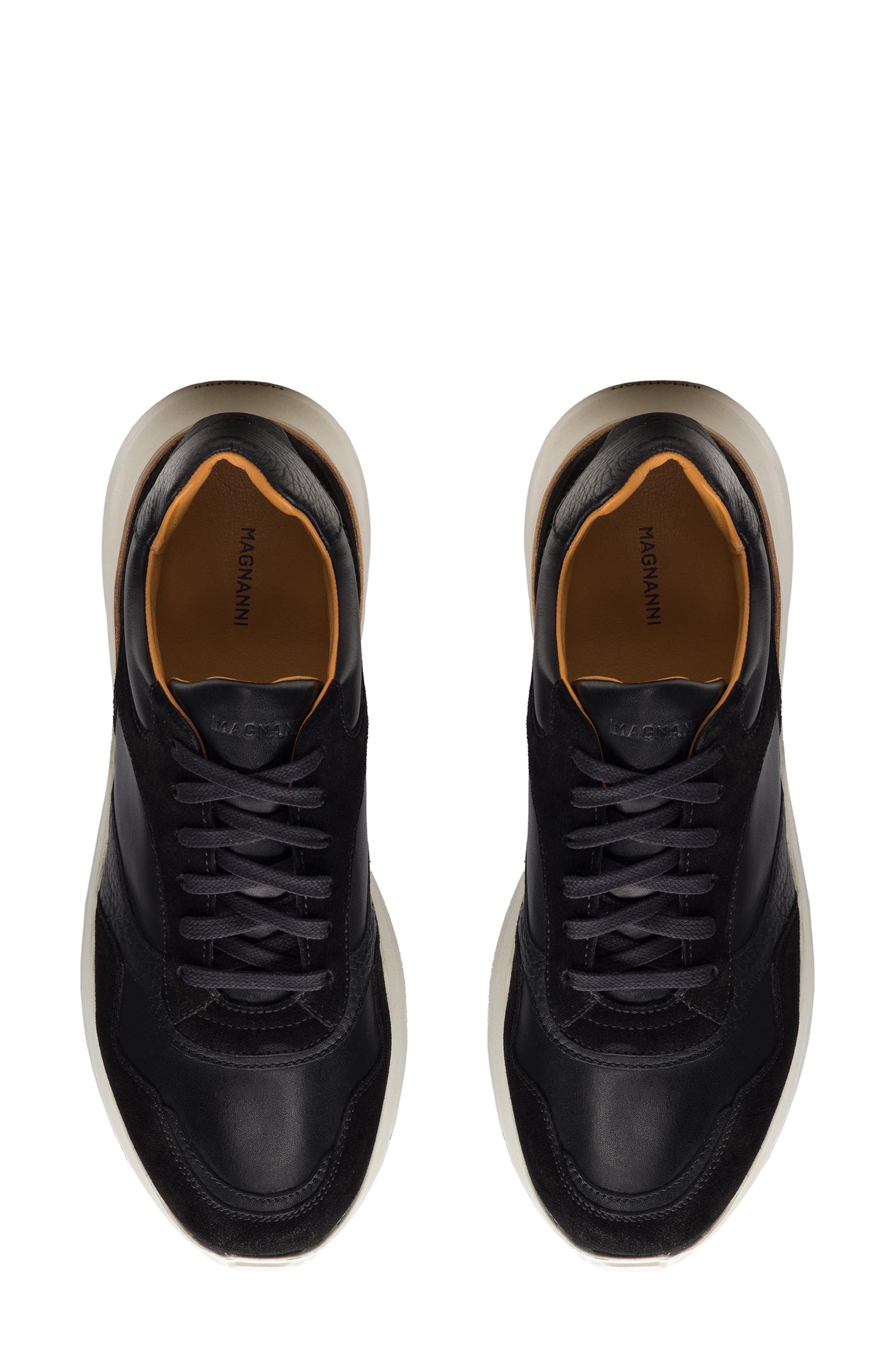 Magnanni Astro Platform Sneaker, Alternate, color, Black