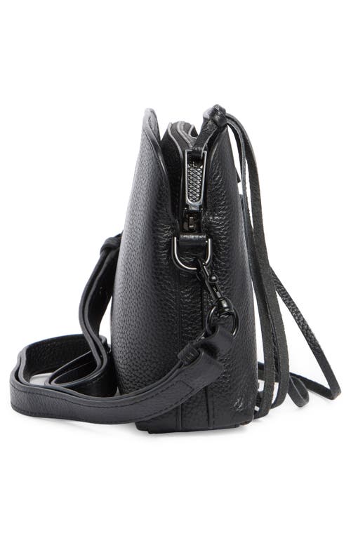 Rebecca Minkoff Darren Small Dome Crossbody Bag In Black