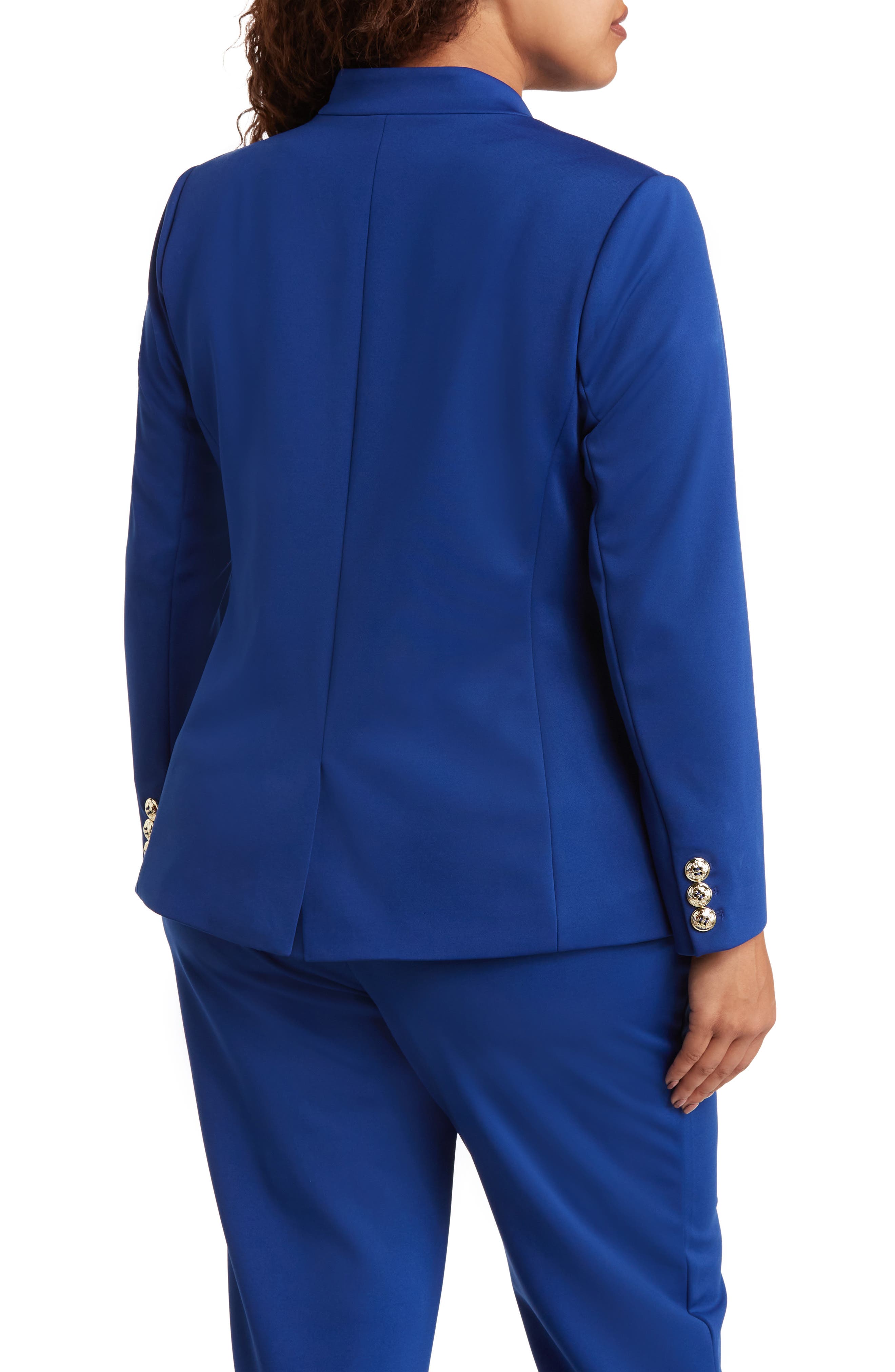 Faux Double Breasted Ponte Blazer - image 2
