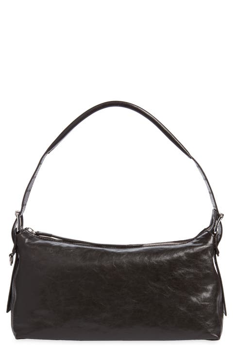 Belted Baguette Bag