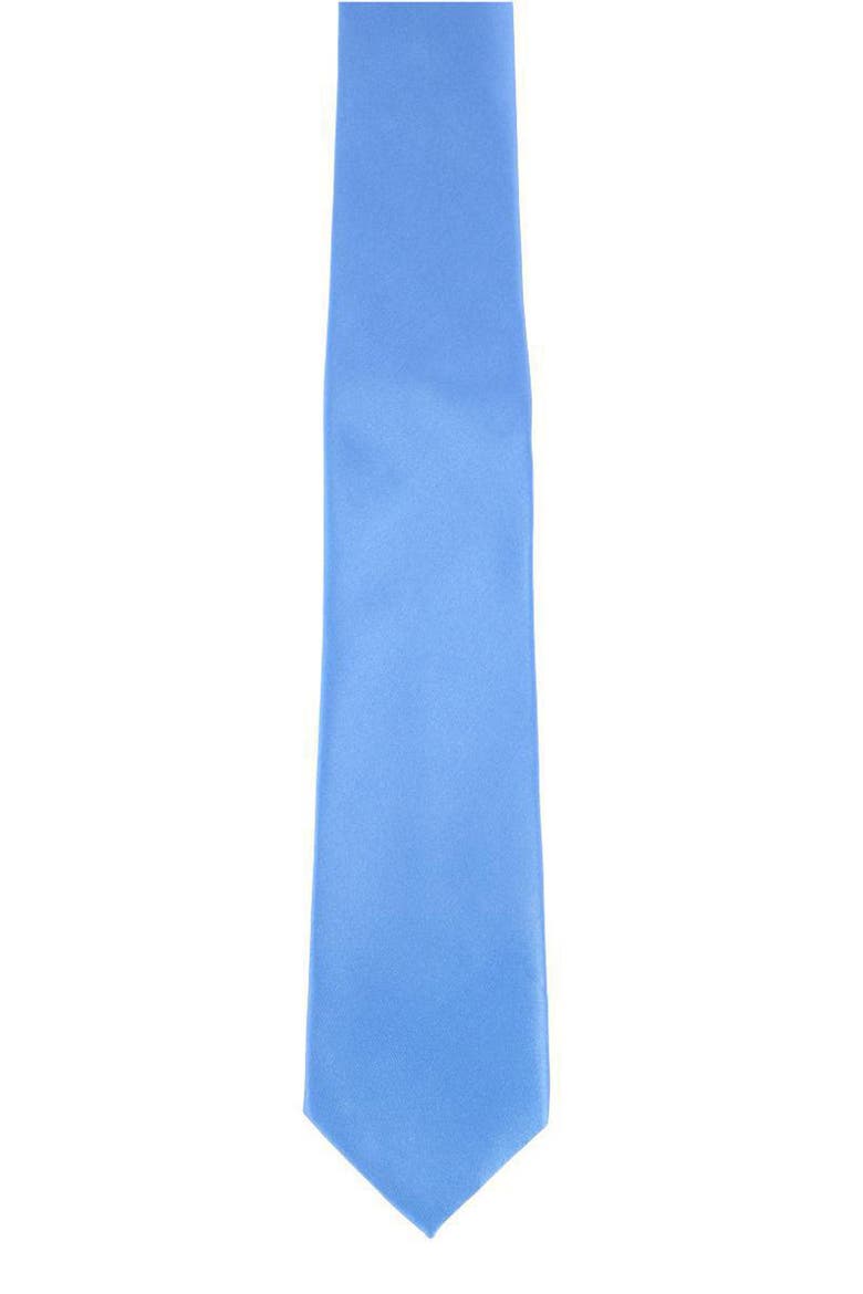 Sutton Sold Silk Tie, Alternate, color, BLUE