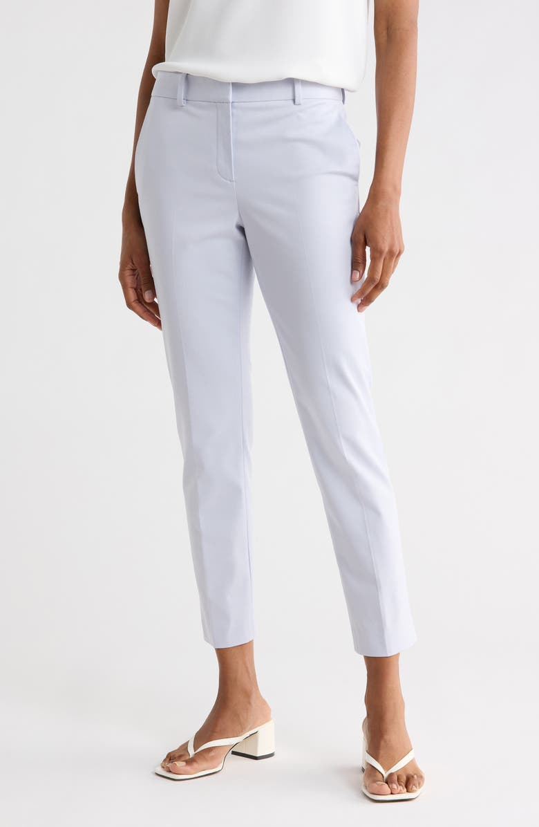 Theory Testra Wool Blend Pants, Main, color, Hydrangea
