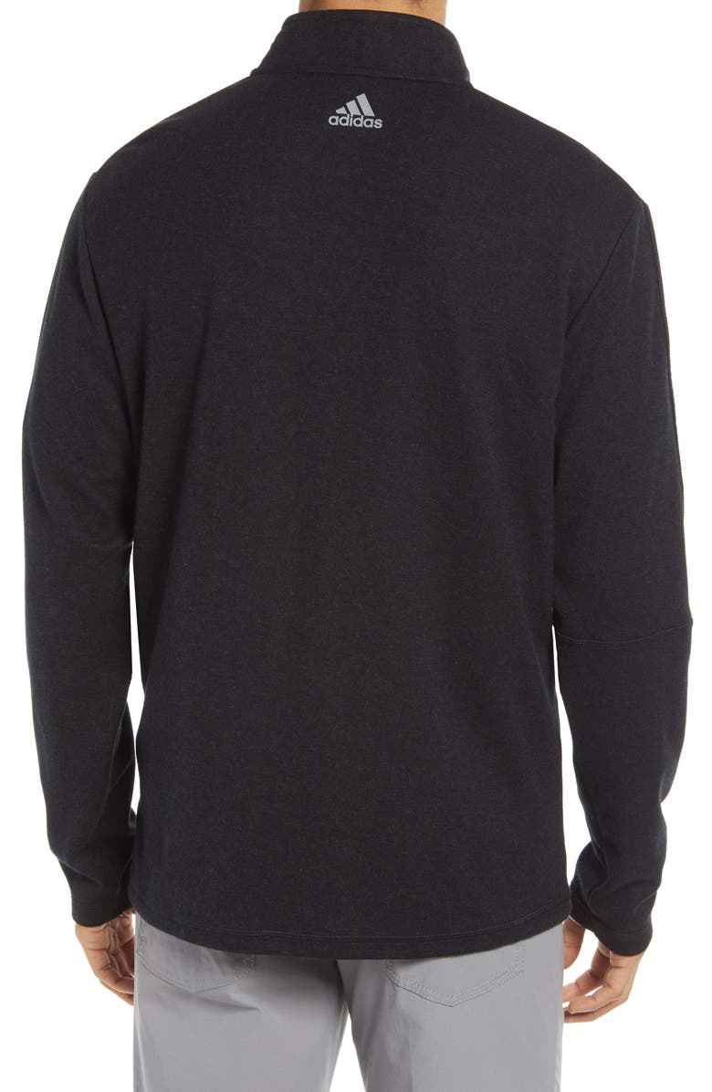 adidas Golf 3-Stripes Quarter Zip Performance Pullover, Alternate, color, 