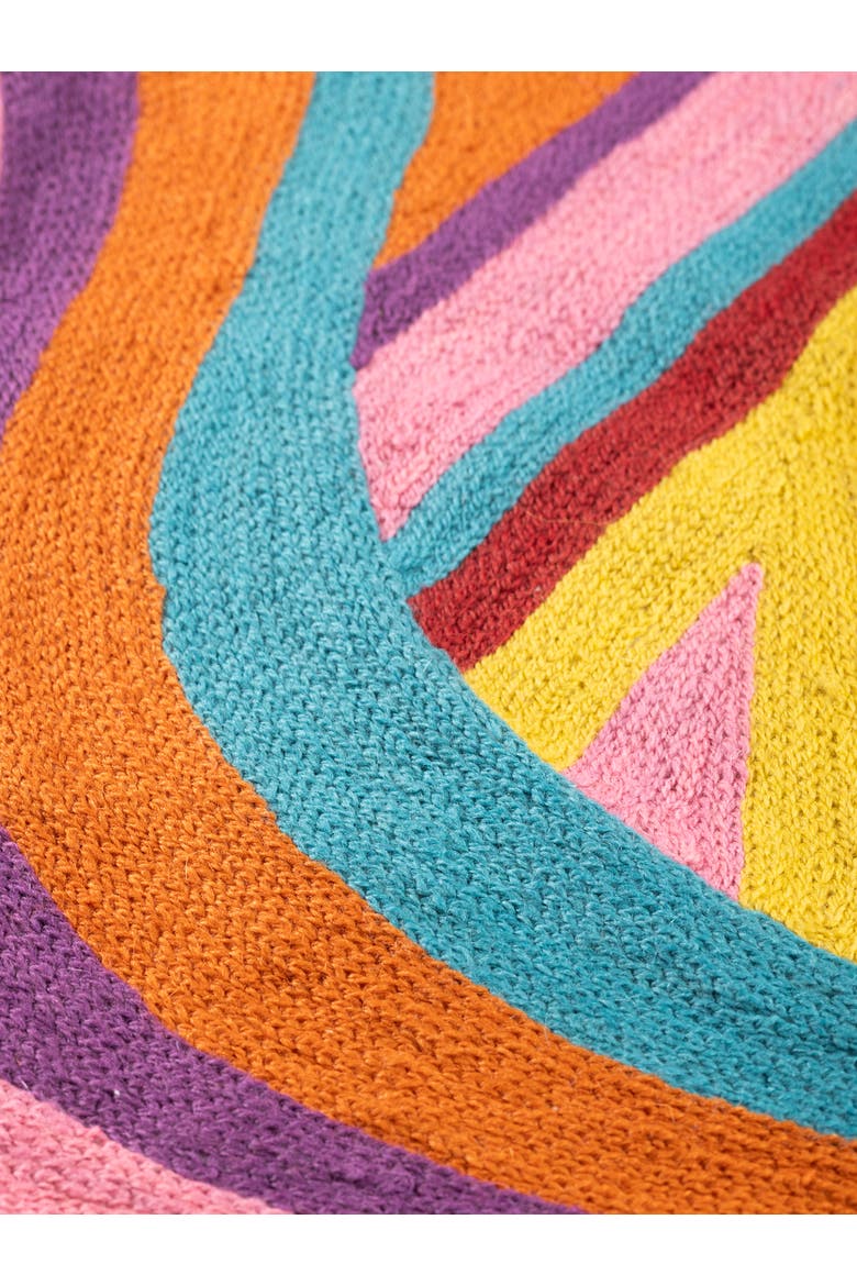 Ramona Throw Pillow Cover, Alternate, color, Multicolored