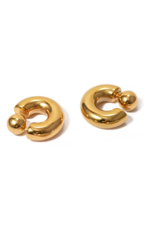 Macrae & Co . Two-way Hoop Earrings In Gold