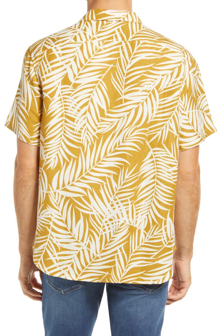 Fern Fronds Easy Camp Shirt, Alternate, color, BRONZED LICHEN