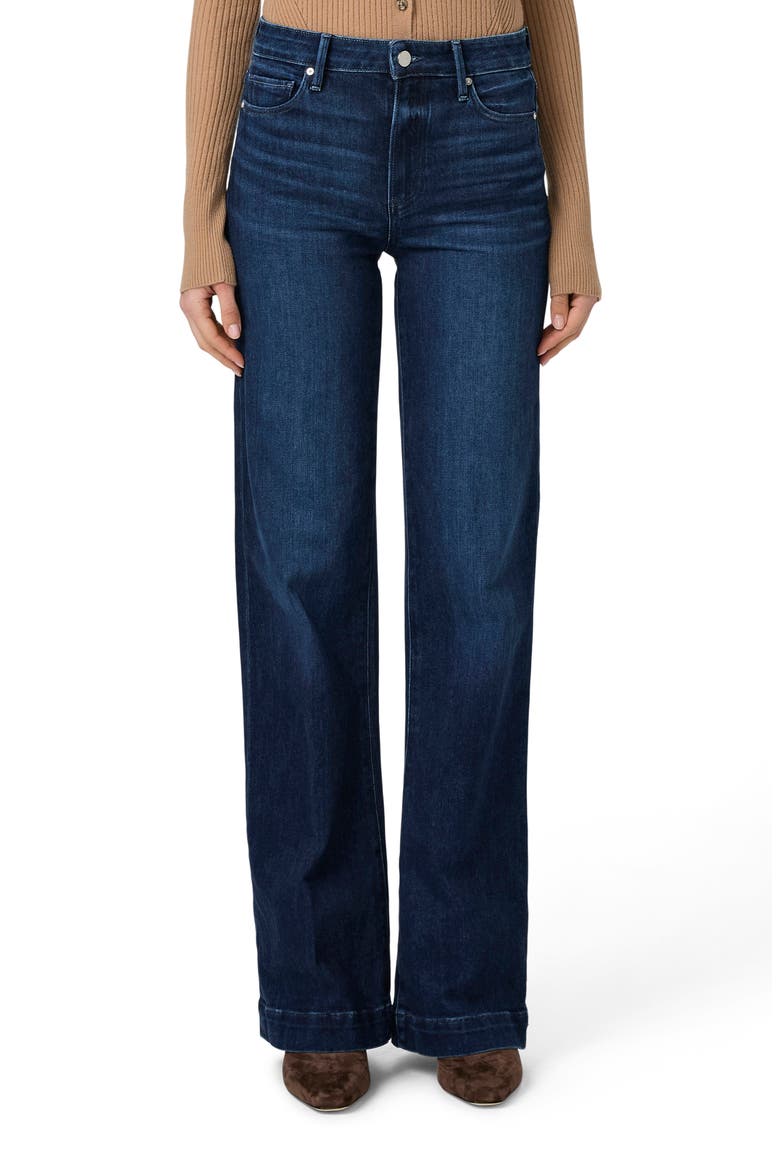 Leenah High Waist Wide Leg Jeans, Main, color, PRALINE