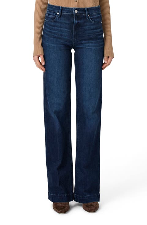 Leenah High Waist Wide Leg Jeans (Praline)