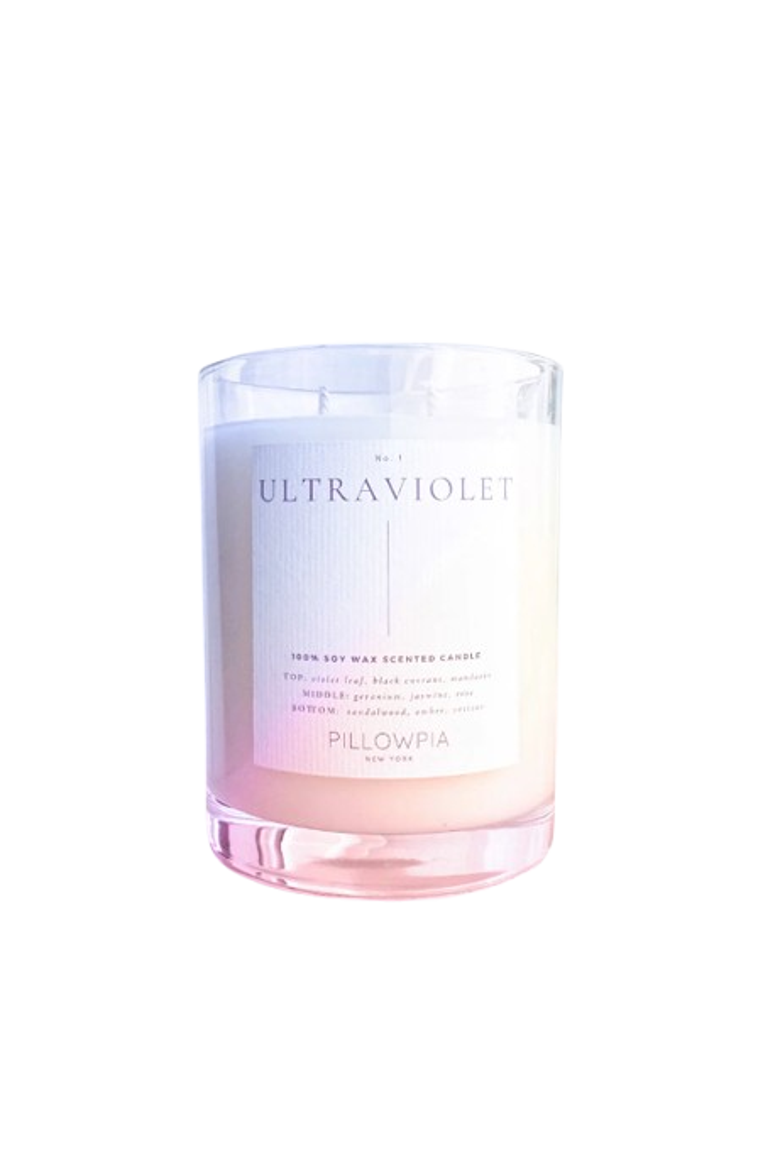 Ultraviolet 11 oz. Candle, Main, color, White