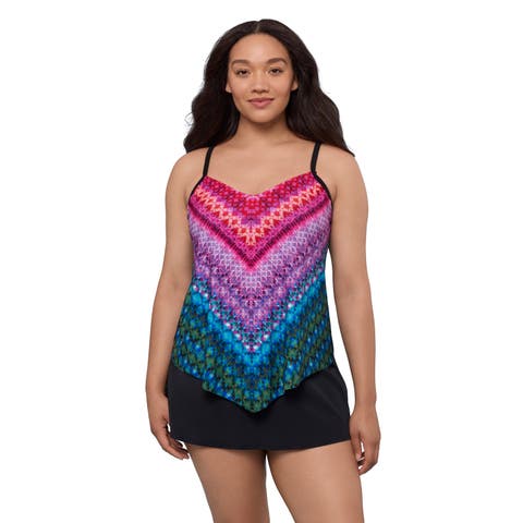 Hank Handkerchief Tankini Swimsuit Top