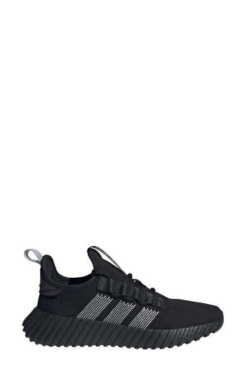 Adidas Originals Adidas Kaptir Flow Running Shoe In Black/silver Metallic/silver