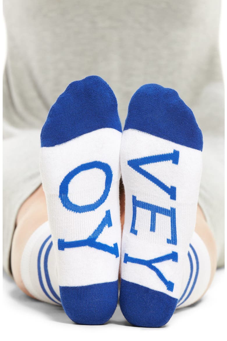 'Oy Vey' Crew Socks, Main, color, WHITE