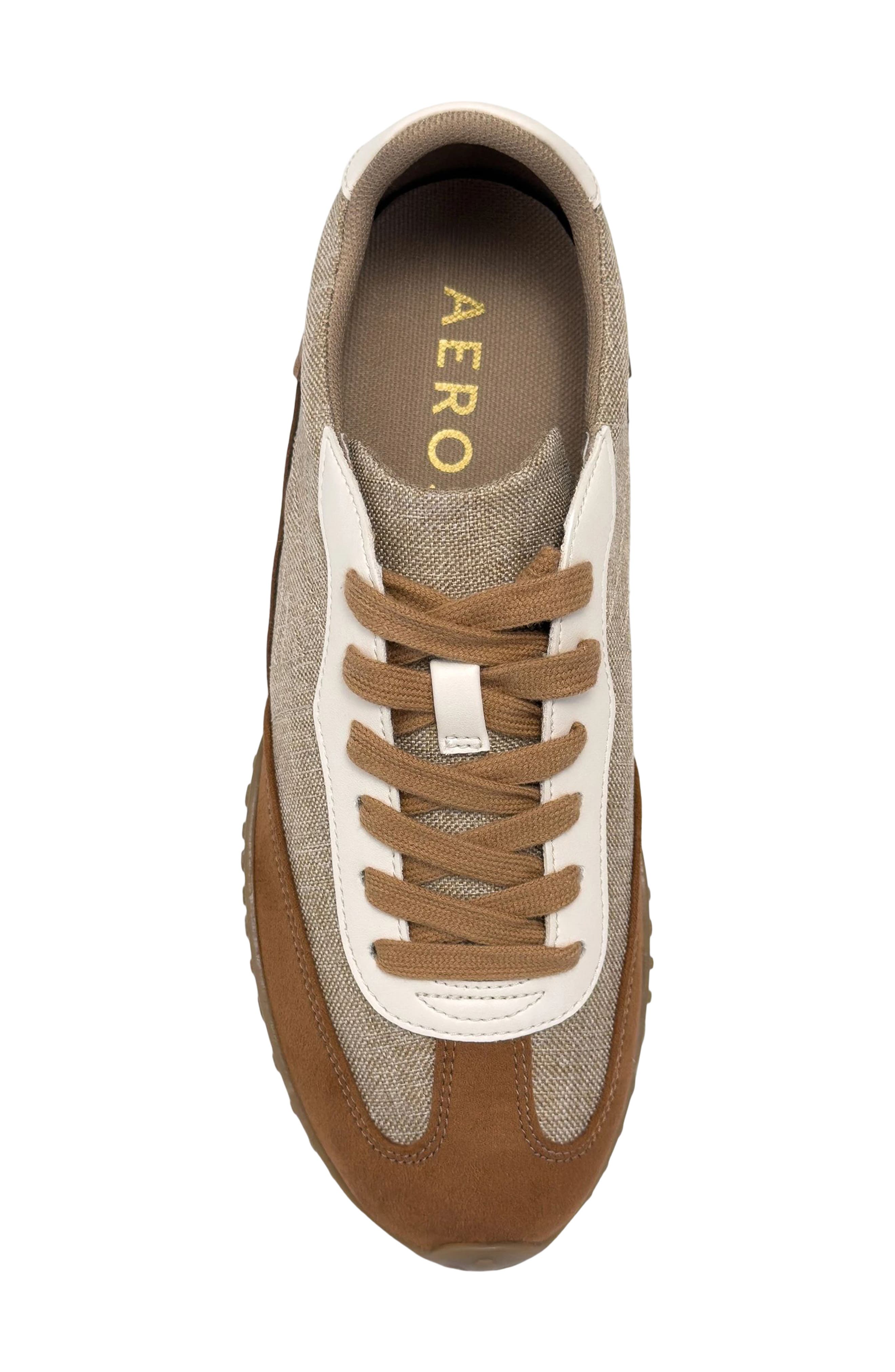 Tessa Sneaker, Alternate, color, NATURAL/ TAN