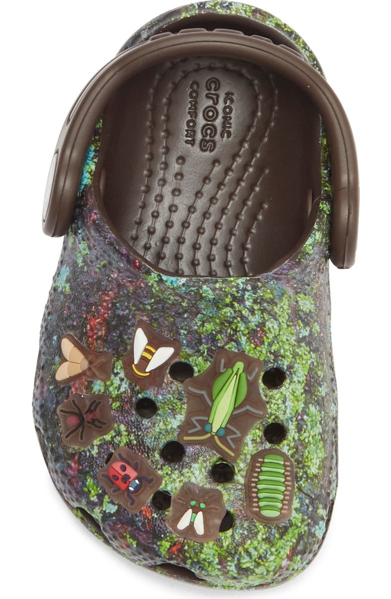 CROCS Kids' Classic Bugs Clog, Alternate, color, Coffee/ Multi