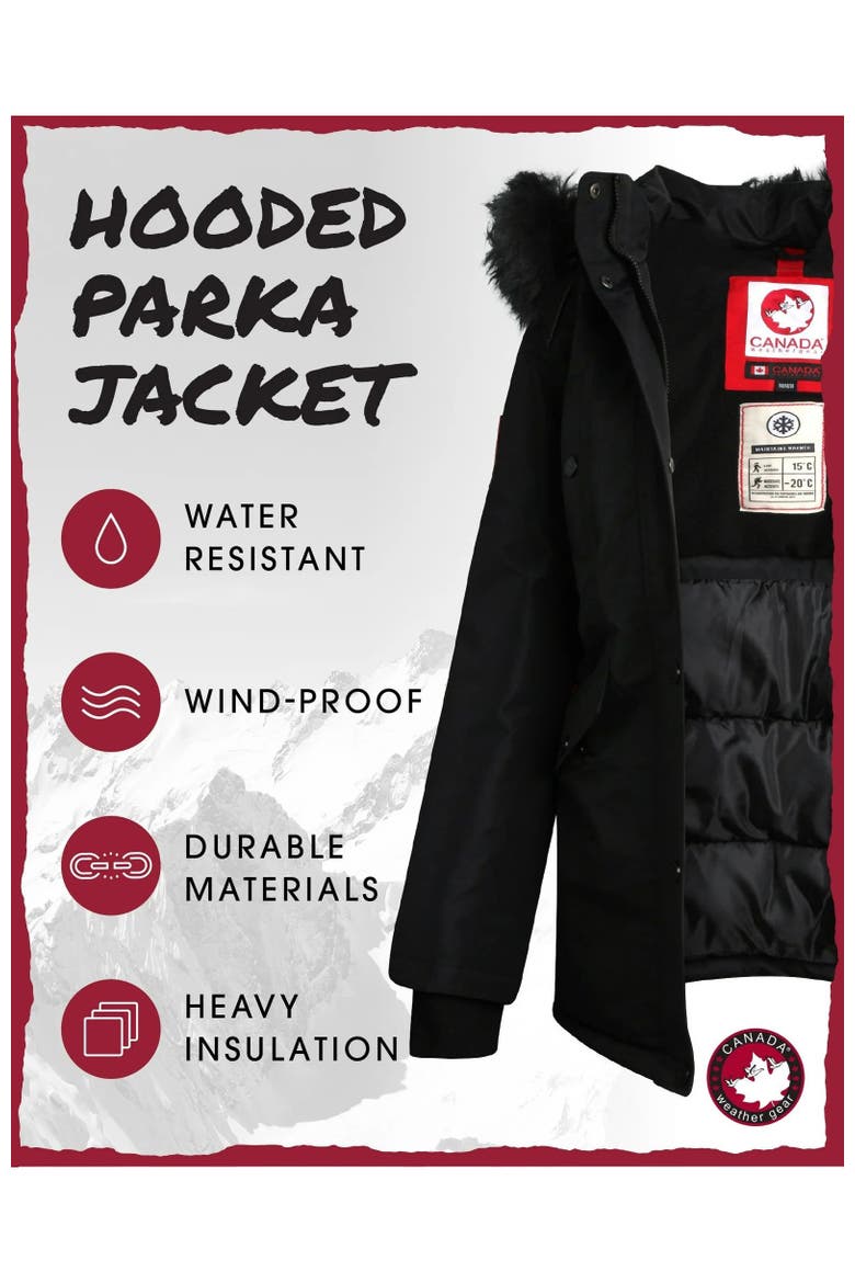 Women's Long Winter Jacket, Alternate, color, Black
