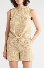 Sanctuary Socialize Eyelet Tie Hem Tank