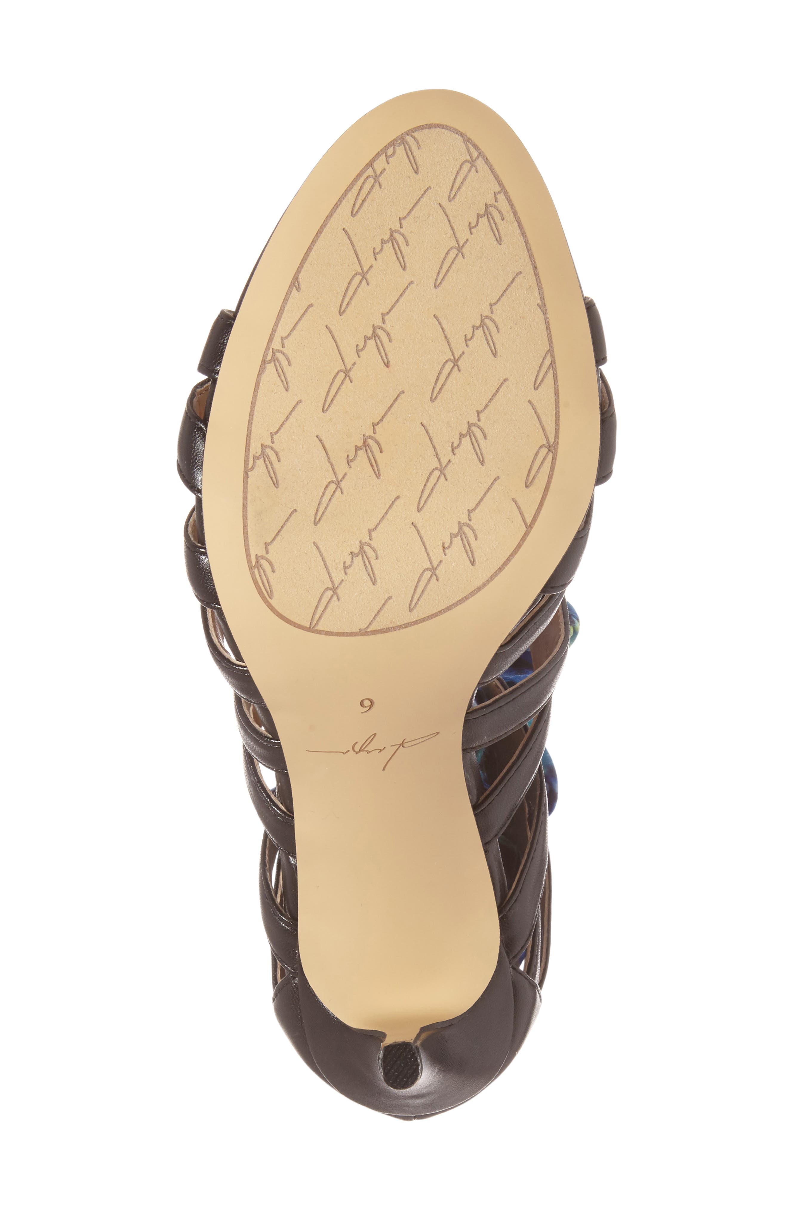 by Zendaya Sabina Lace-Up Sandal, Alternate, color, BLUE