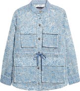 Veronica Beard Lane Burnout Floral Jacket
