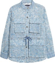 Veronica Beard Lane Burnout Floral Jacket