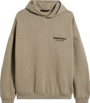 Fear of God Essentials Cotton Blend Fleece Graphic Hoodie