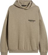 Fear of God Essentials Cotton Blend Fleece Graphic Hoodie