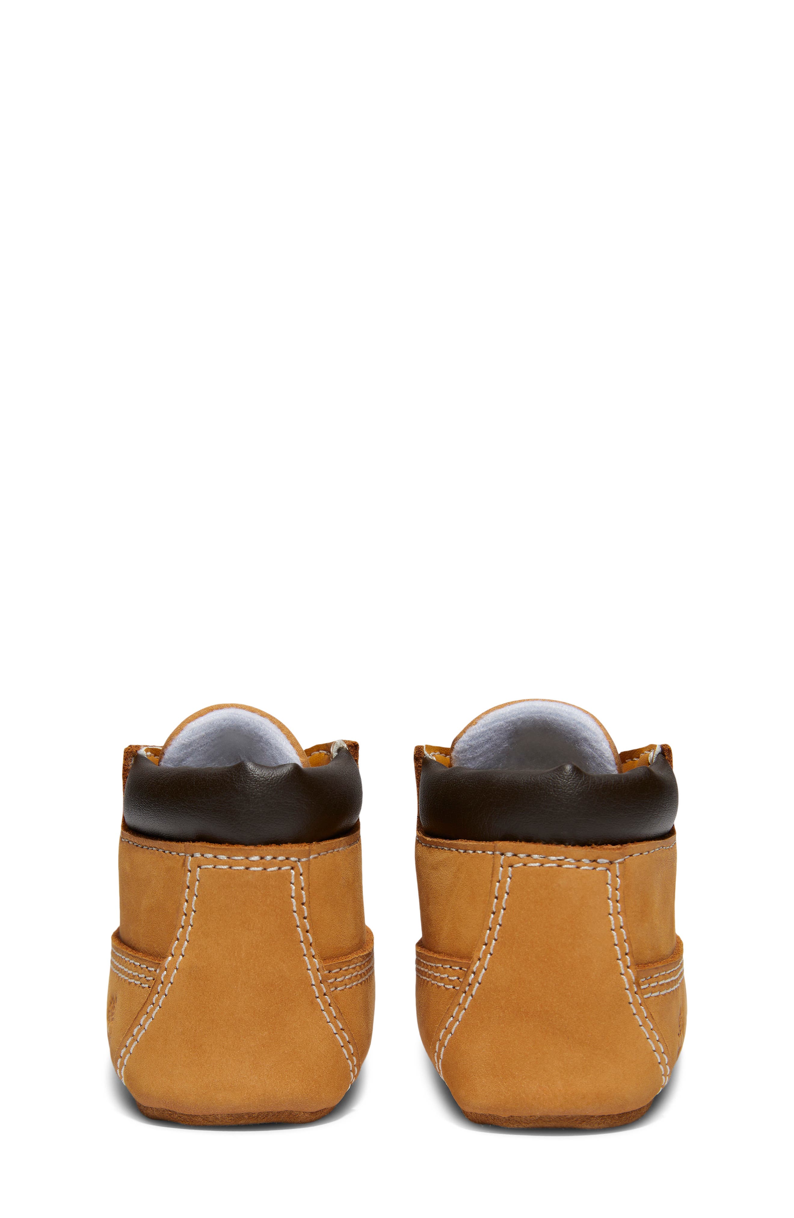 Crib Bootie, Alternate, color, WHEAT NUBUCK