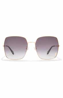 Just Cavalli 60mm Oversize Square Sunglasses