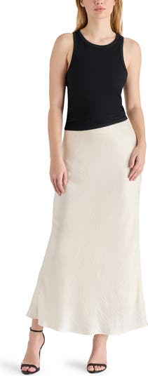 Satin Trumpet Skirt