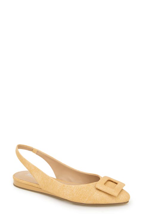 Linton Buckle Slingback Flat (Women)