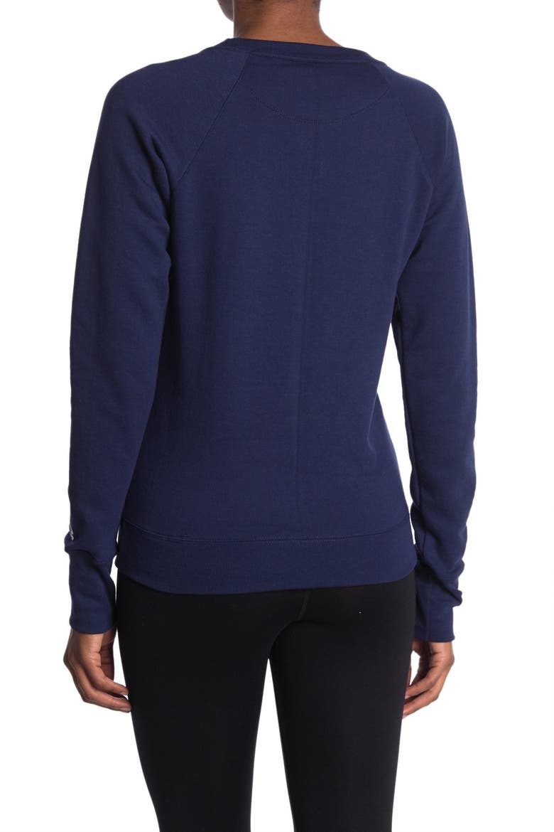 Powerblend Graphic Sweatshirt, Alternate, color, ATHLETIC NAVY