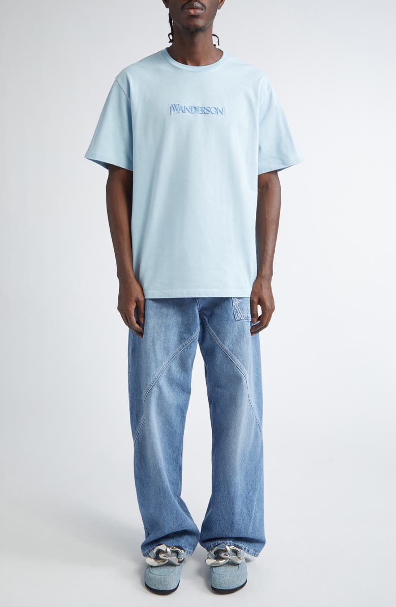 Embroidered Logo Cotton T-Shirt