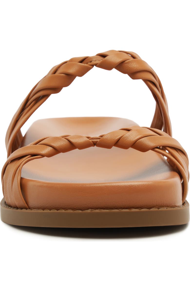 Schutz Tara Sporty Braided Sandal, Alternate, color, Earth Clay