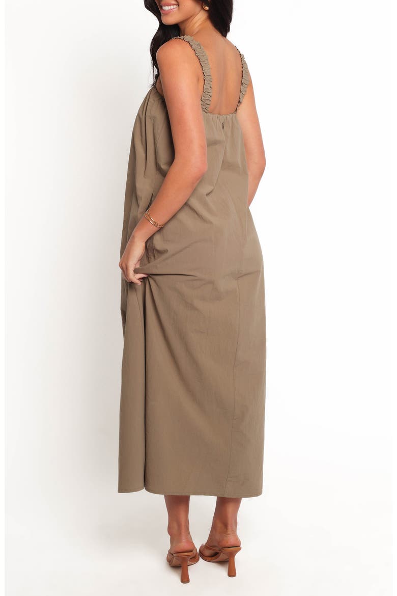 Alessandra Cotton Maxi Dress, Alternate, color, OLIVE