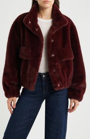 Sam Edelman Faux Fur Bomber Jacket