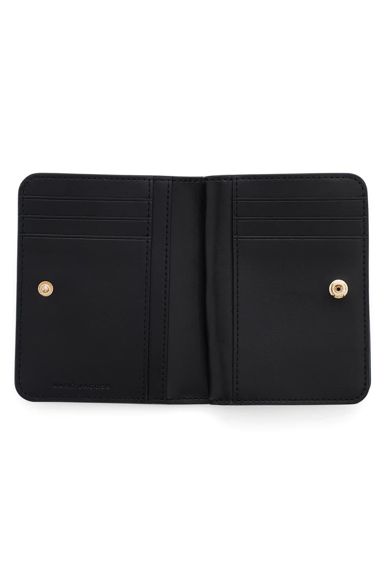 The Mini J Marc Compact Wallet, Alternate, color, BLACK