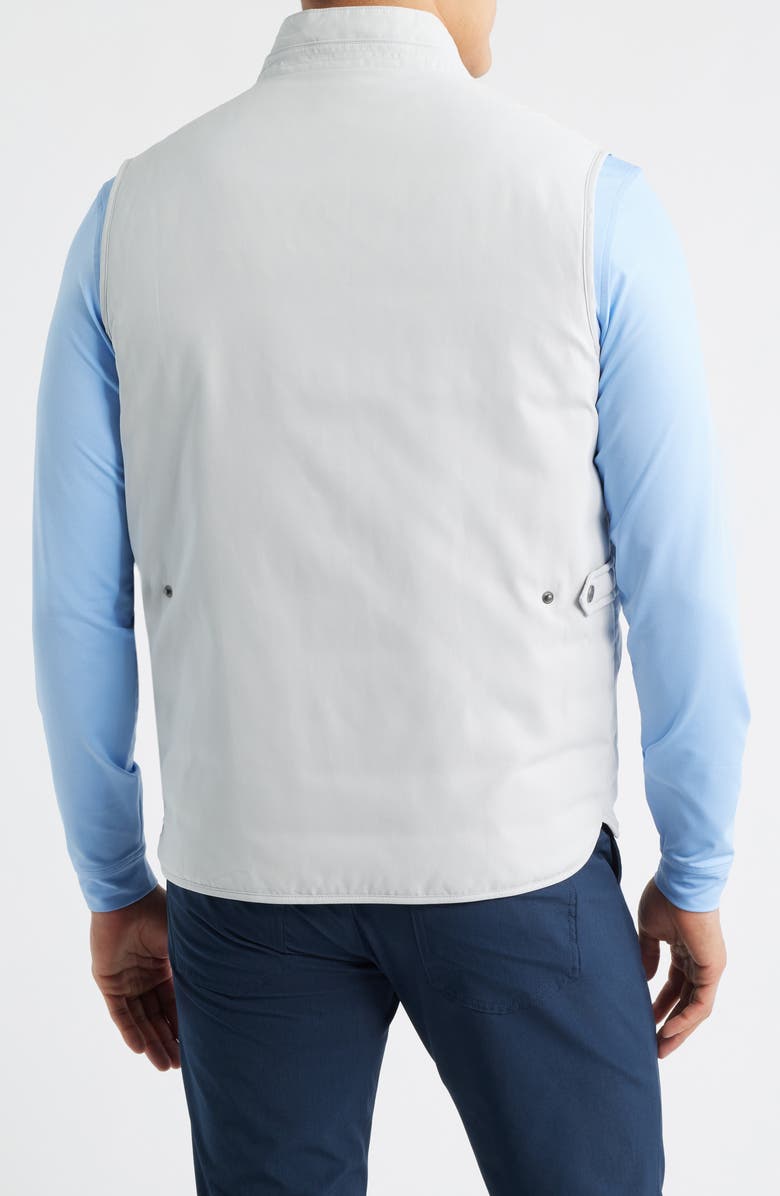 Peter Millar Bleecker Zip Vest, Alternate, color, British Grey