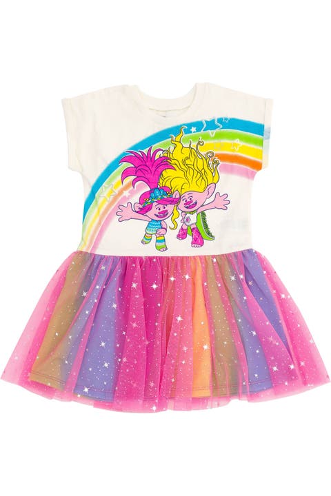 Trolls Glitter Tutu Dress