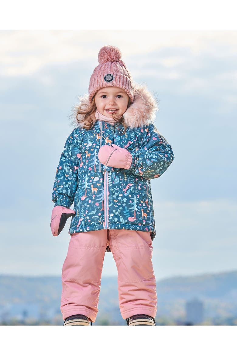 Baby Girl's Solid Mittens Light Pink, Alternate, color, Silver Pink
