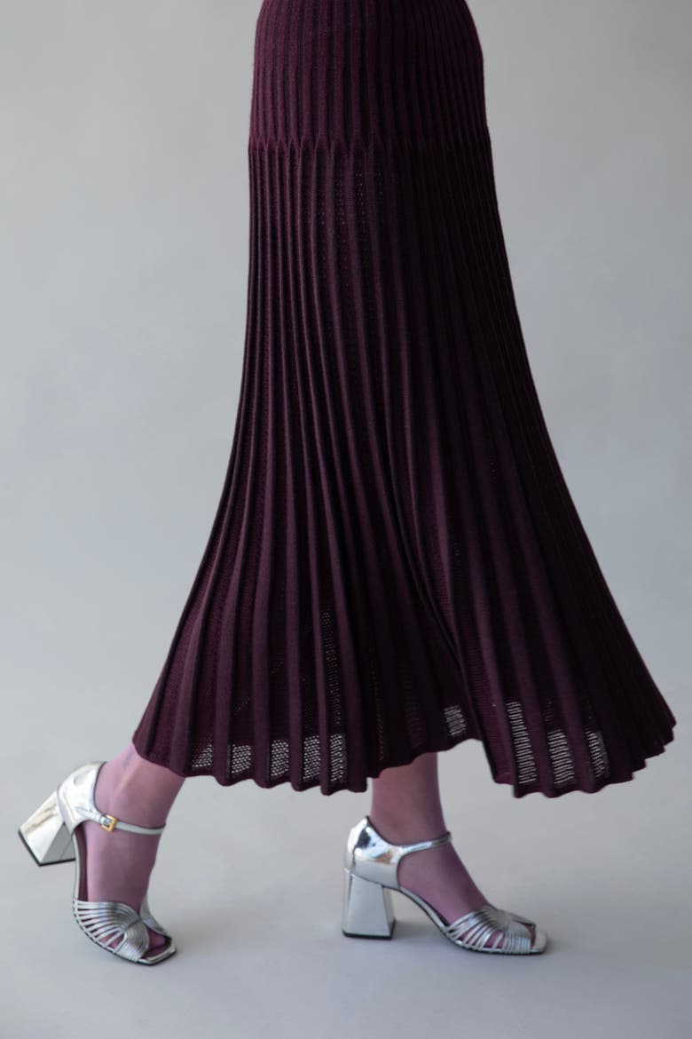 Soleil Skirt, Alternate, color, AUBERGINE