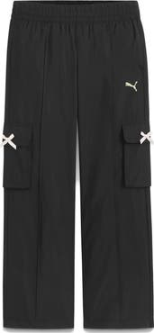 PUMA Kids' Bow Society Woven Cargo Pants
