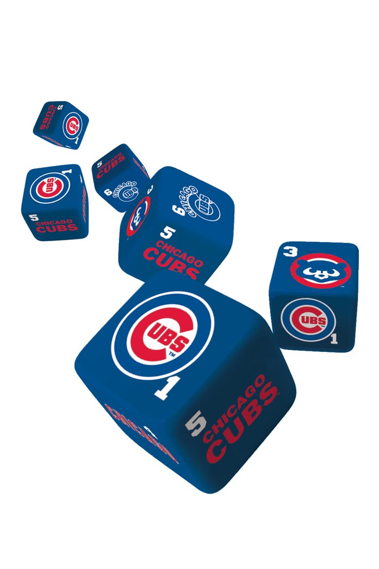 Chicago Cubs Dice Set - 19mm, Alternate, color, Multicolor