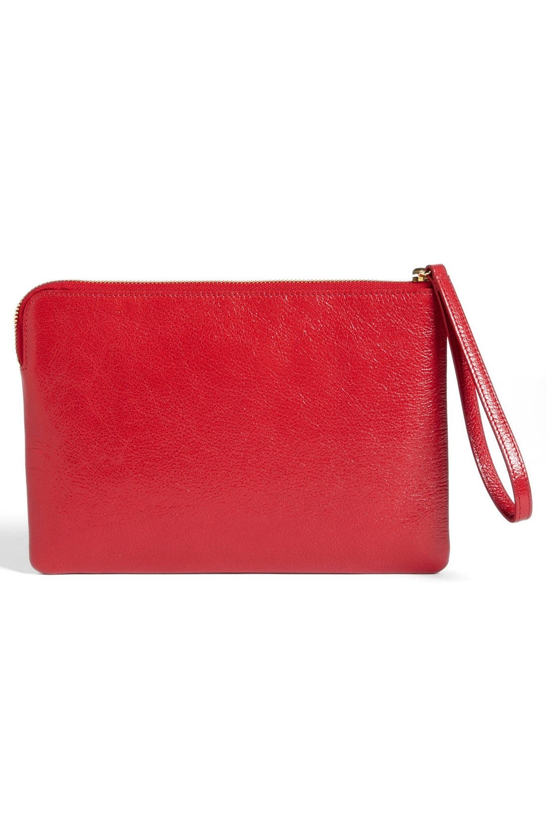Bow Clutch Wristlet, Alternate, color, FLAME/ LIPSTICK/ CHERRY