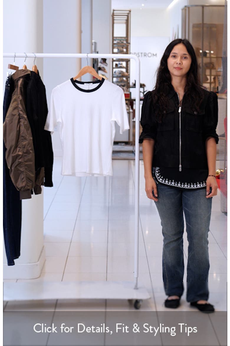 Slim Fit Ringer T-shirt video