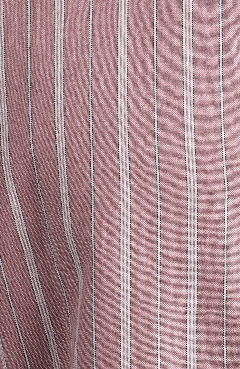 BDG Urban Outfitters Stripe Cotton Button-Up Shirt, Alternate, color, Rose