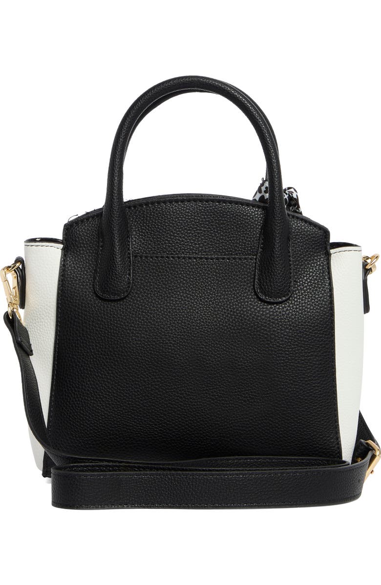 Nanette Lepore Colorblock Scarf Satchel Bag, Alternate, color,