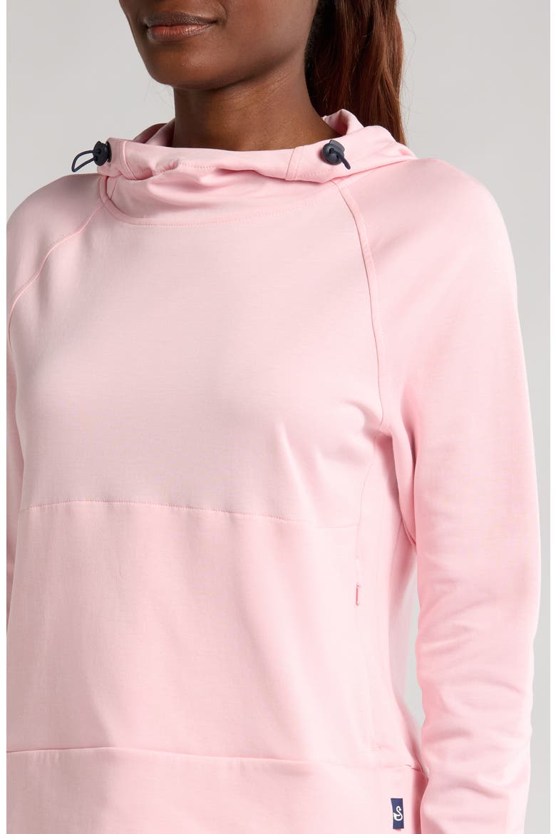 Emma Drawcord Hoodie, Alternate, color, FLAMINGO